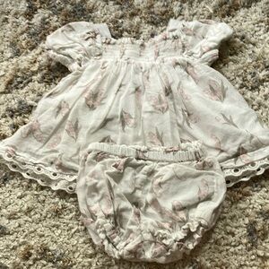 Adorable baby dress set